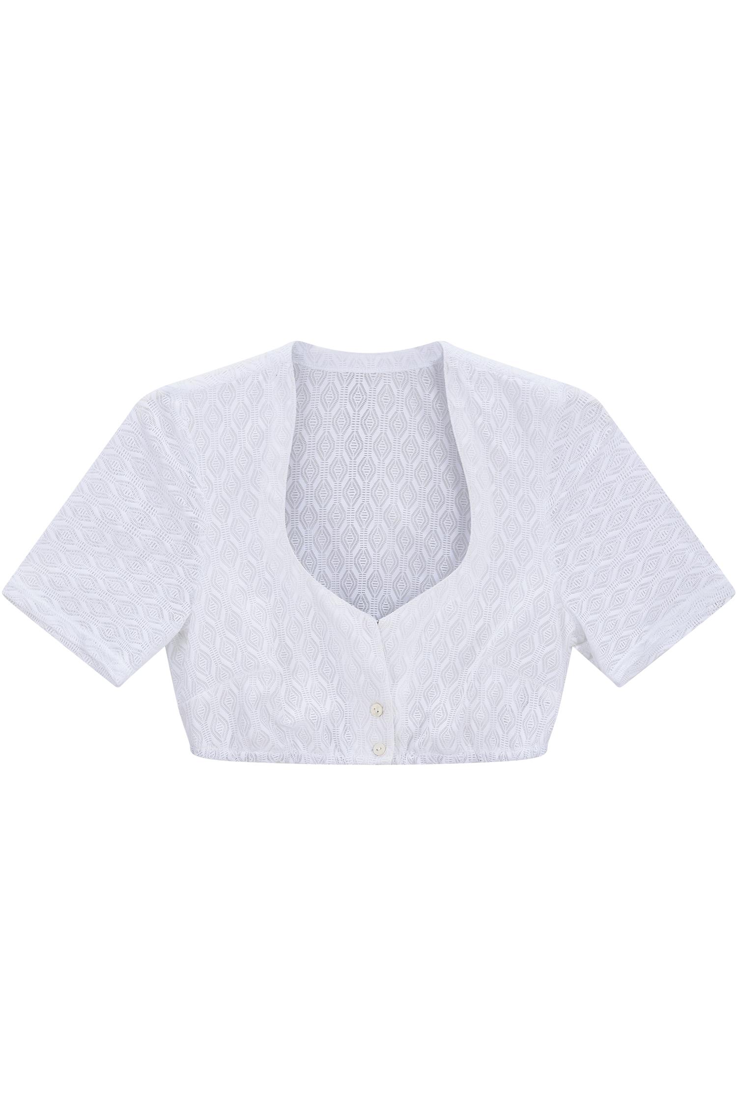 Weiße Dirndlbluse von Waldorff 